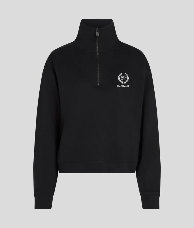 HOTEL KARL LOUNGEWEAR SUDADERA CON MEDIA CREMALLERA