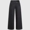 Jeans de talle bajo y pierna ancha