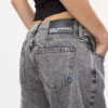 Jeans de tiro medio y pierna recta