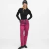 Jeans mom con efecto pintura en aerosol
