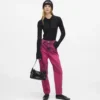 Jeans mom con efecto pintura en aerosol