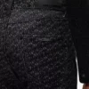 Jeans rectos con estampado integral