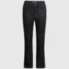 Jeans rectos con estampado integral