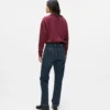 Jeans rectos de talle alto
