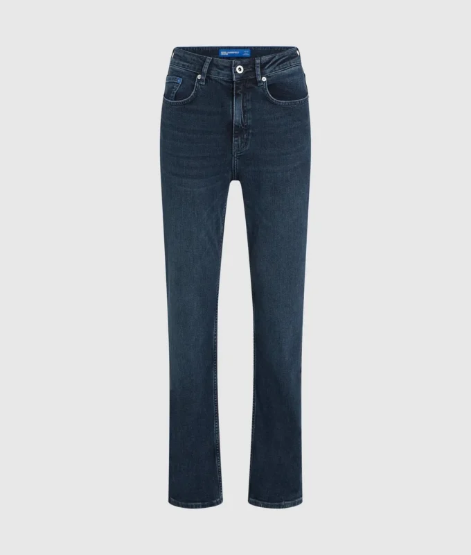 Jeans rectos de talle alto