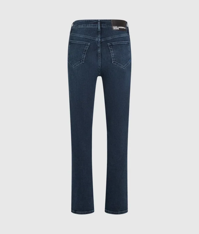 Jeans rectos de talle alto