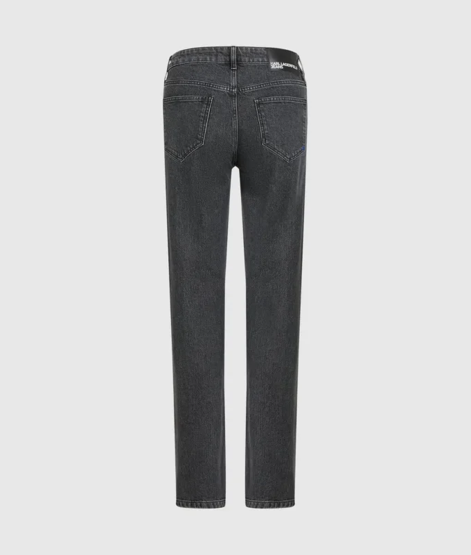Jeans rectos de talle alto