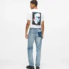 Jeans rectos sin bolsillos