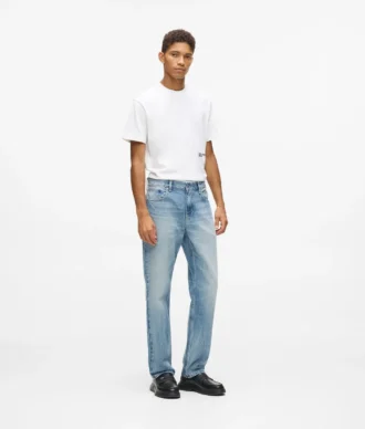 Jeans rectos sin bolsillos