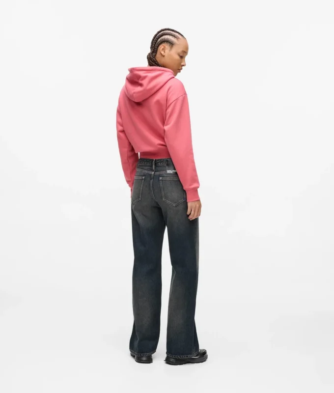 Jeans relajados de talle medio