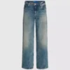 Jeans relajados de talle medio