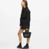 Mini bolso shopper K/Signature con pedrería