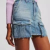 MINIFALDA UTILITARIA DE DENIM