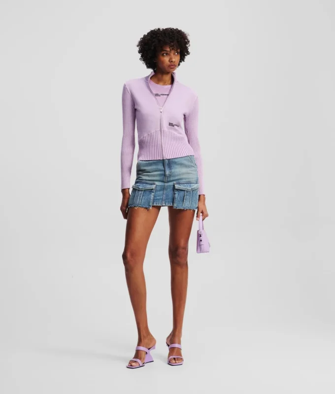 MINIFALDA UTILITARIA DE DENIM