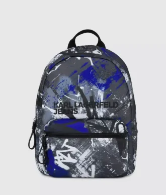Mochila con estampado de graffiti