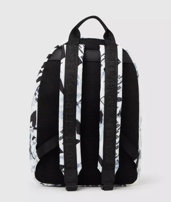 Mochila con estampado gráfico integral