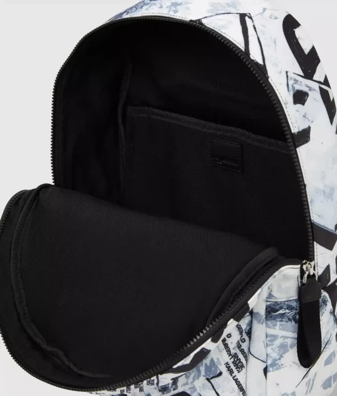 Mochila con estampado gráfico integral
