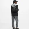 Mochila pequeña con solapa de nylon Ikon