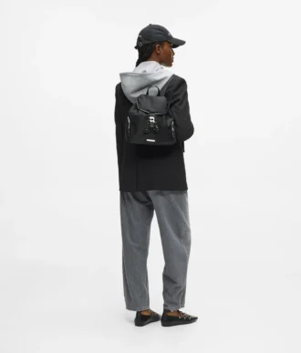 Mochila pequeña con solapa de nylon Ikon