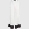 Pantalones anchos plisados