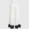 Pantalones anchos plisados
