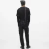 Pantalones cargo con costuras en contraste