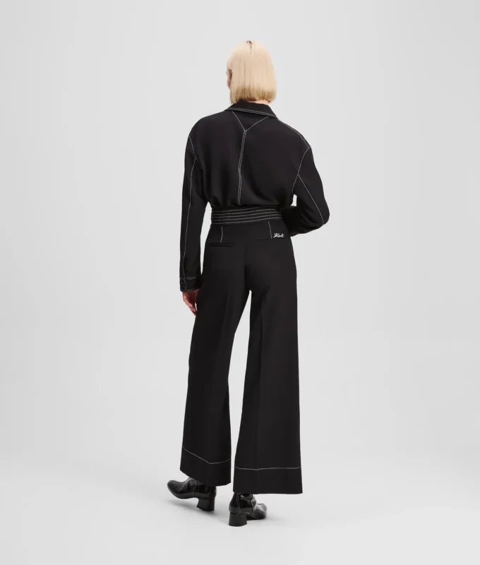 PANTALONES CON COSTURAS EN CONTRASTE