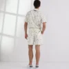 PANTALONES CORTOS CON ESTAMPADO INTEGRAL