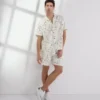 PANTALONES CORTOS CON ESTAMPADO INTEGRAL