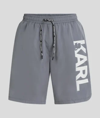 PANTALONES CORTOS DE BAÑO LARGOS CON LOGOTIPO