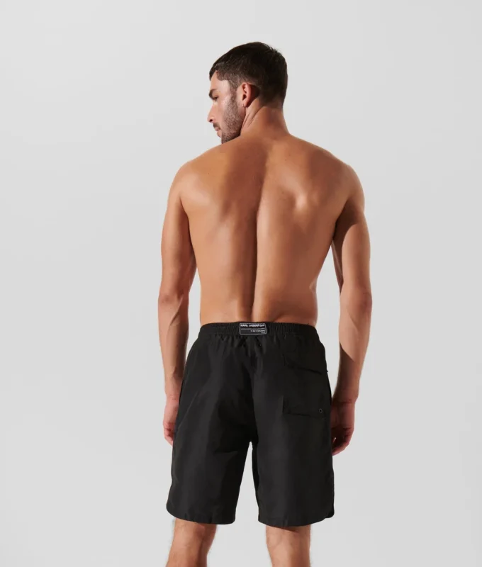 PANTALONES CORTOS DE BAÑO LARGOS CON LOGOTIPO
