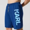 PANTALONES CORTOS DE BAÑO LARGOS CON LOGOTIPO