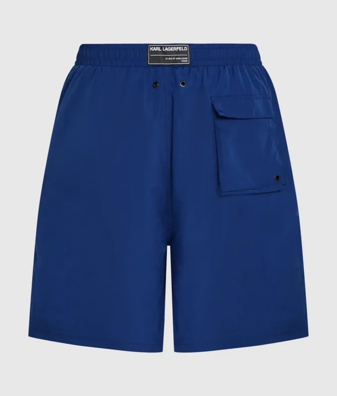 PANTALONES CORTOS DE BAÑO LARGOS CON LOGOTIPO
