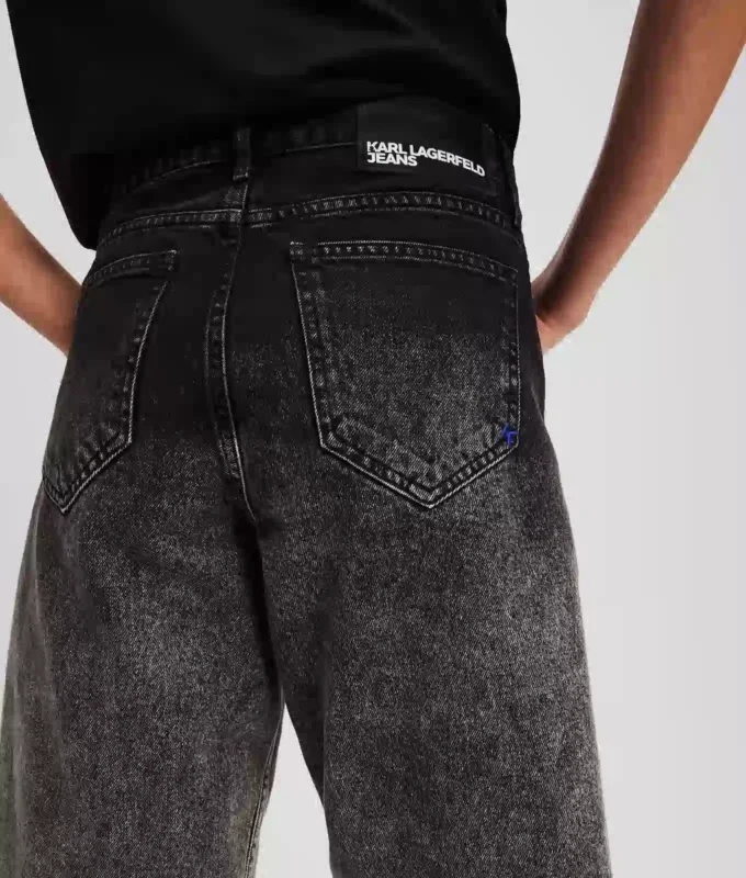 PANTALONES CORTOS DE DENIM OMBRÉ