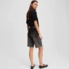 PANTALONES CORTOS DE DENIM OMBRÉ