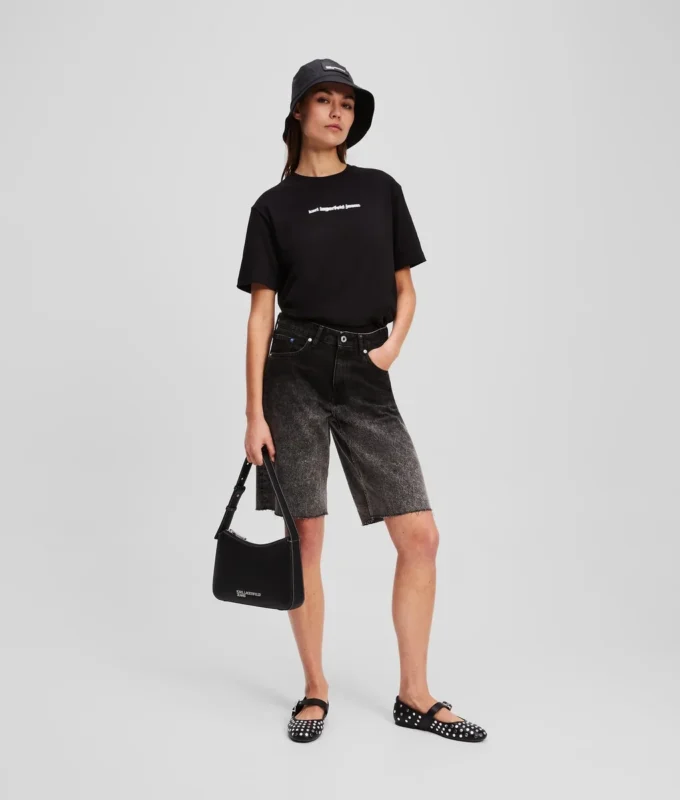 PANTALONES CORTOS DE DENIM OMBRÉ