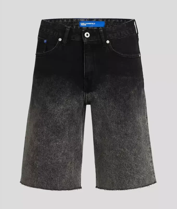 PANTALONES CORTOS DE DENIM OMBRÉ