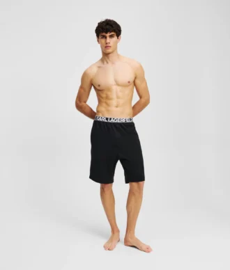 PANTALONES CORTOS DE PIJAMA CON LOGOTIPO