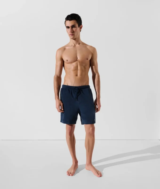 PANTALONES CORTOS DE TOALLA CON LOGOTIPO