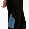 Pantalones de carpintero con bolsillos de denim