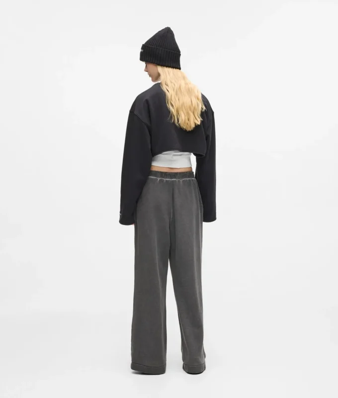 Pantalones de chándal anchos lavados
