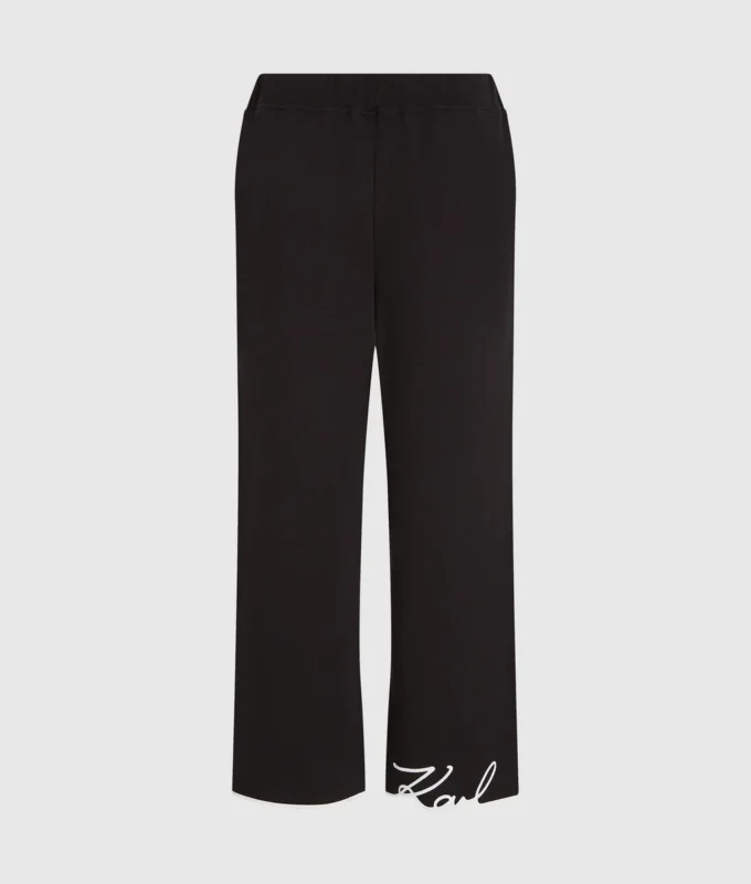 Pantalones de chándal con dobladillo característico