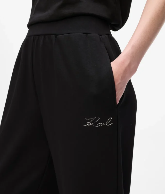 Pantalones de chándal con pedrería