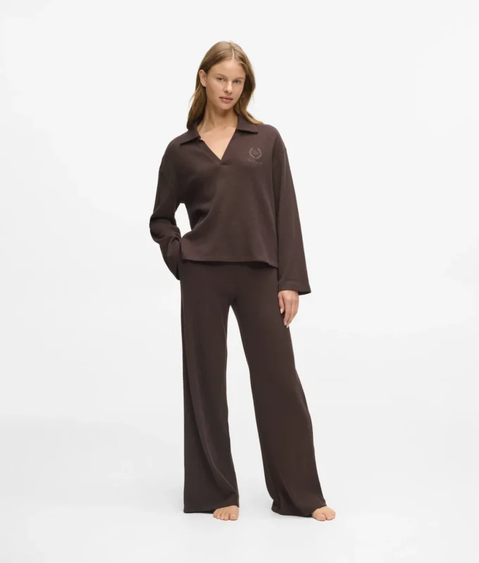 Pantalones de estar por casa tipo gofre