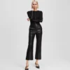 PANTALONES DE PIEL SINTÉTICA