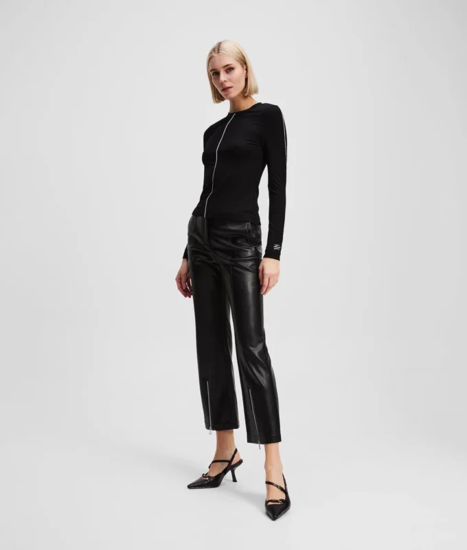 PANTALONES DE PIEL SINTÉTICA
