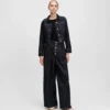 PANTALONES DE VAQUERO ANCHOS CON BOTONES