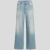 PANTALONES DE VAQUERO ANCHOS PLISADOS