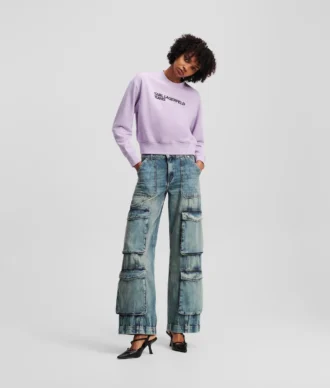 PANTALONES DE VAQUERO RELAJADOS DE TALLA MEDIA
