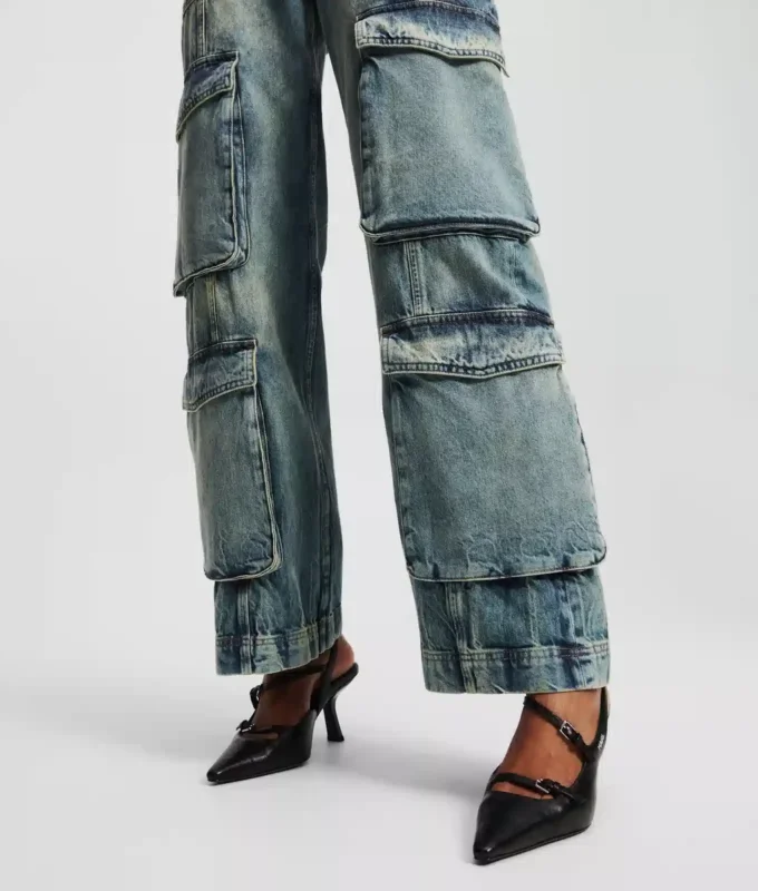 PANTALONES DE VAQUERO RELAJADOS DE TALLA MEDIA